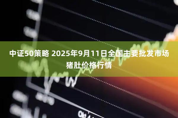 中证50策略 2025年9月11日全国主要批发市场猪肚价格行情