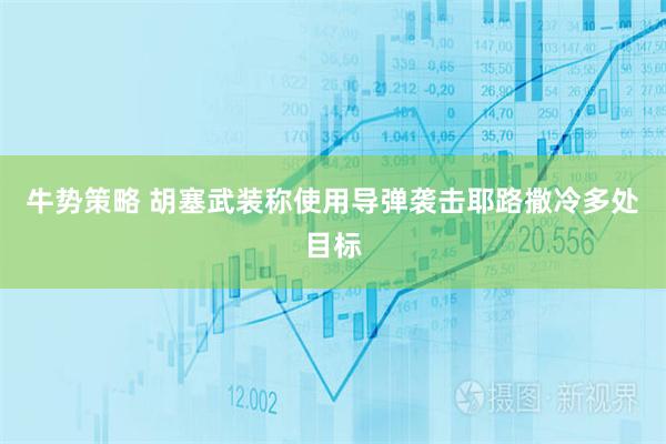 牛势策略 胡塞武装称使用导弹袭击耶路撒冷多处目标