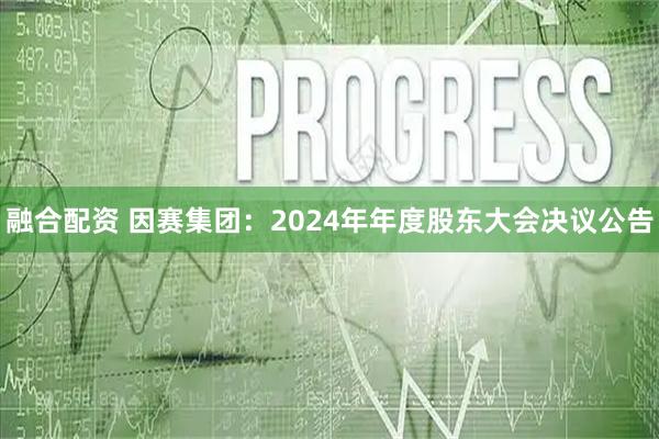 融合配资 因赛集团：2024年年度股东大会决议公告